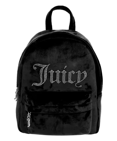 juicy couture black mini backpack Amazon.com | Purse for Women, Velour Logo Backpack with Front Zip Pocket, Top Handle & Adjustable Straps (Dove Grey) Amazon.com | Juicy Couture Mini