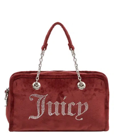 Juicy Couture Kimberly Bowling Handbag In Red