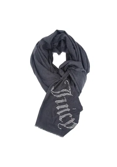 Juicy Couture Kimberly Pashmina W/ Rine Polyester Woman  Aijql8540wpo000-blk Black