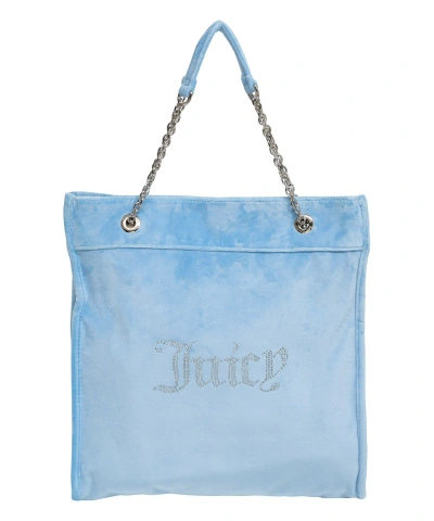 Juicy Couture Kimberly Tall Tote Bag In Lightblue