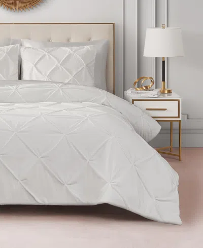 Juicy Couture Kiss Pleat Plush 2-pc. Comforter Set, Twin/twin Xl In White
