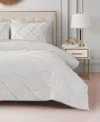 Juicy Couture Kiss Pleat Plush 3-pc. Comforter Set, Full/queen In White