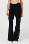 Juicy Couture Knit Flare Pants In Black