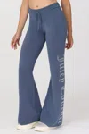 Juicy Couture Knit Flare Pants In Blue
