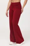 Juicy Couture Knit Wide Leg Pants In Red