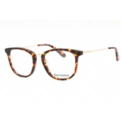 Juicy Couture Tortoiseshell-effect Round-frame Glasses In Multi
