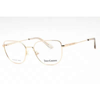 Juicy Couture Ladies Gold Tone Cat Eye Eyeglass Frames Ju227g