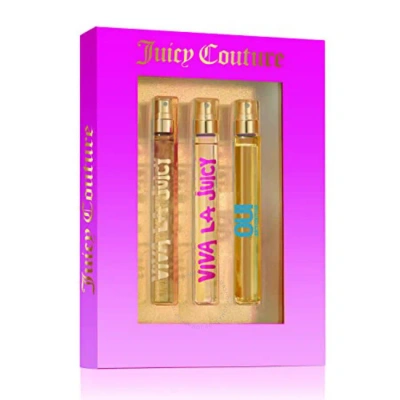 Juicy Couture Kids'  Ladies Mini Set Rollerball Gift Set Fragrances 719346262439 In Gold