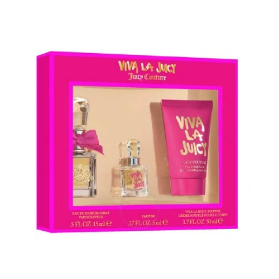 Juicy Couture Ladies Viva La Juicy Gift Set Fragrances 719346229166 In White
