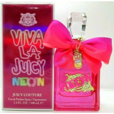 Juicy Couture Ladies Viva La Juicy Neon Edp Spray 3.4 oz Fragrances 719346257091 In Orange / Pink