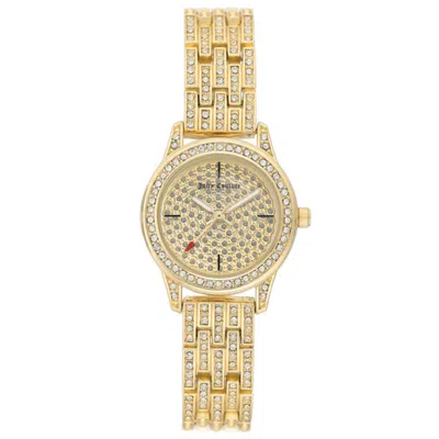Juicy Couture Ladies' Watch  ( 25 Mm) Dimensions:25 Mm Gbby2 In Gold