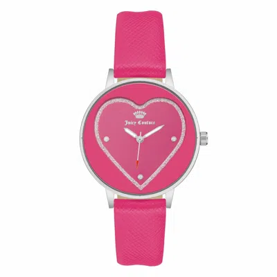Juicy Couture Ladies' Watch  Jc1235svhp ( 38 Mm) Gbby2 In Pink