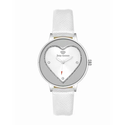 Juicy Couture Ladies' Watch  Jc1235svwt ( 38 Mm) Gbby2 In White