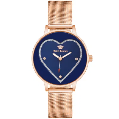 Juicy Couture Rose Gold Women Watch In Multicolor