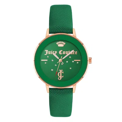 Juicy Couture Ladies' Watch  Jc1264rggn ( 38 Mm) Gbby2 In Green