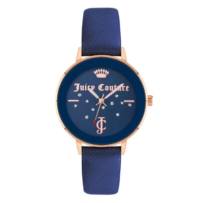 Juicy Couture Ladies' Watch  Jc1264rgnv ( 38 Mm) Gbby2 In Blue