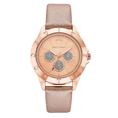 Juicy Couture Ladies' Watch  Jc1294rgrg ( 38 Mm) Gbby2 In Gold