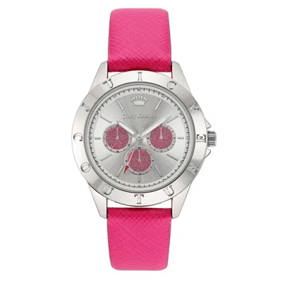 Juicy Couture Ladies' Watch  Jc1295svhp ( 38 Mm) Gbby2 In Pink