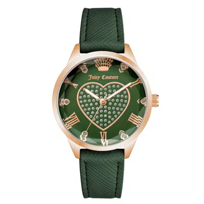 Juicy Couture Ladies' Watch  Jc1300rggn ( 35 Mm) Gbby2 In Green