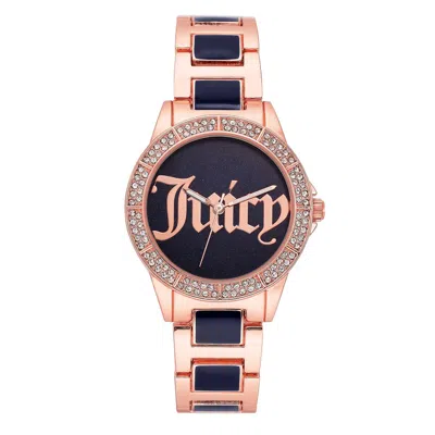 Juicy Couture Ladies' Watch  Jc1308nvrg ( 36 Mm) Gbby2 In Gold