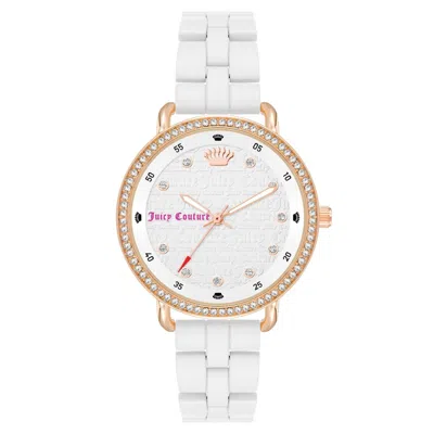 Juicy Couture Ladies' Watch  Jc1310rgwt ( 36 Mm) Gbby2 In Gold