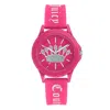 Juicy Couture Multicolor Synthetic Watch In Pink
