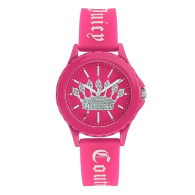 Juicy Couture Ladies' Watch  Jc1325hphp ( 38 Mm) Gbby2 In Pink