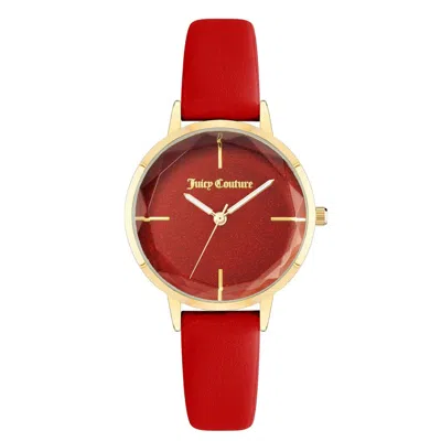 Juicy Couture Ladies' Watch  Jc1326gprd ( 34 Mm) Gbby2 In Red