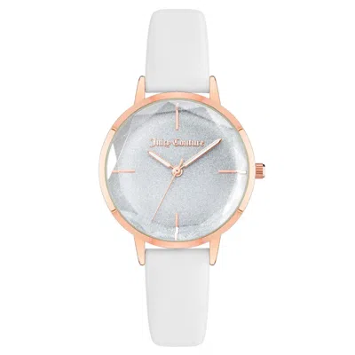 Juicy Couture Rose Gold Women Watch In White