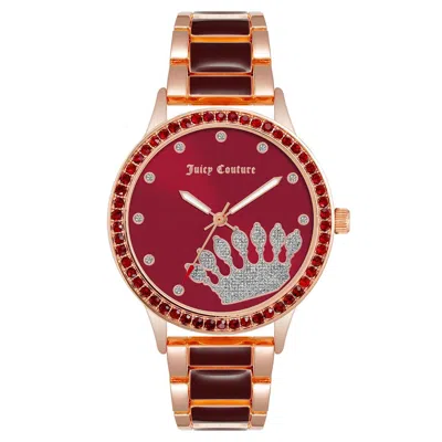 Juicy Couture Ladies' Watch  Jc1334rgby ( 38 Mm) Gbby2 In Red