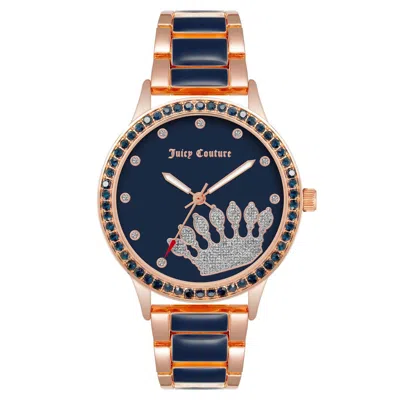 Juicy Couture Ladies' Watch  Jc1334rgnv ( 38 Mm) Gbby2 In Blue