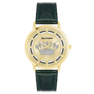 Juicy Couture Ladies' Watch  Jc1344gpgn ( 36 Mm) Gbby2 In Green