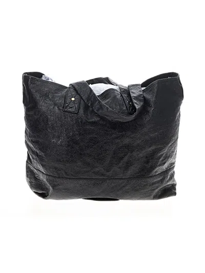 Pre-owned Juicy Couture Leather Tote Bag In Black