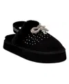 Juicy Couture Kids' Little And Big Girls Ohbubby S Flat Slipper In Black