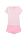 JUICY COUTURE LITTLE GIRL'S 2-PIECE TOP & SHORTS SET