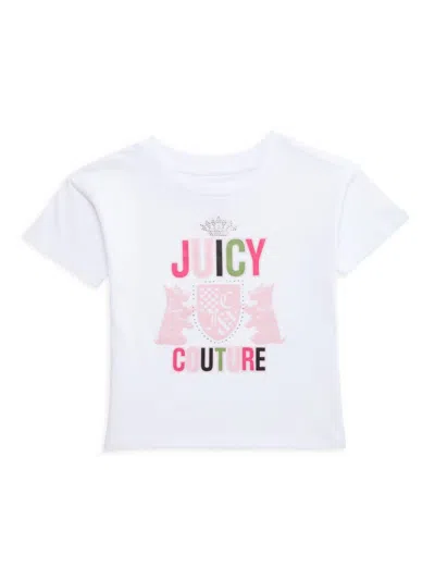 Juicy Couture Kids' Little Girl's Graphic Tee In White