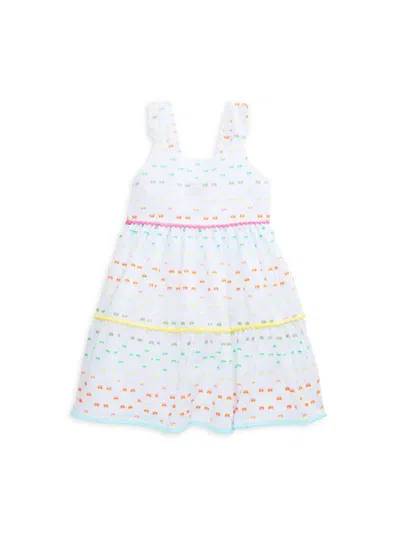 Juicy Couture Babies' Little Girl's Print A Line Dress In White