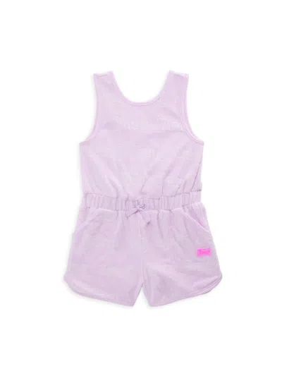 Juicy Couture Babies' Little Girl's Sleeveless Shortalls In Purple