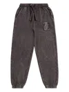 Juicy Couture Logo-applique Patch-pocket Trousers In Gray