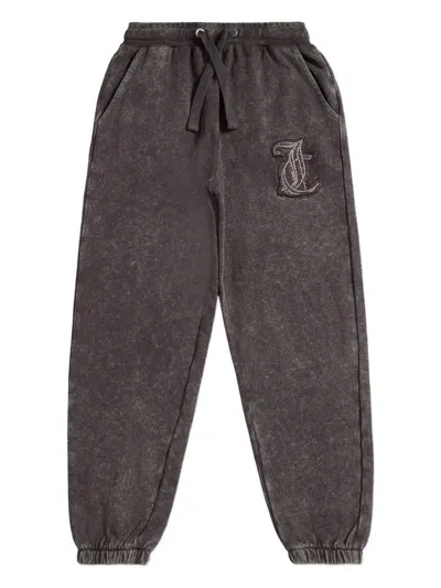 Juicy Couture Kids' Logo-applique Patch-pocket Trousers In Gray