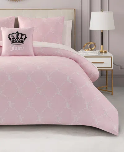Juicy Couture Logo Link 6-pc. Comforter Set, Twin In Pink