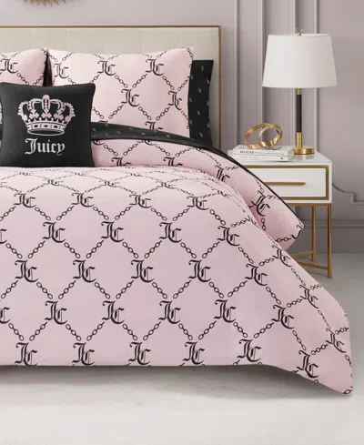 Juicy Couture Logo Link 8-pc. Comforter Set, Queen In Pink