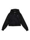 Juicy Couture Logo Zipped Hoodie In Black