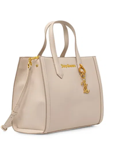 Juicy Couture Logo-plaque Tote Bag In Neutral