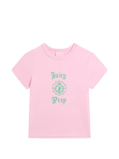 Juicy Couture Logo-print Argyle-pattern Pajama Set In Pink