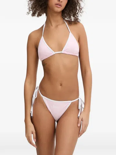 Juicy Couture Logo-print Bikini In Pink