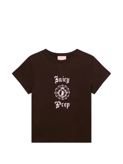 Juicy Couture Logo-print Pajamas In Brown