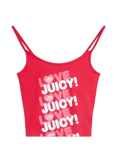 Juicy Couture Logo-print Pajamas Set In Red