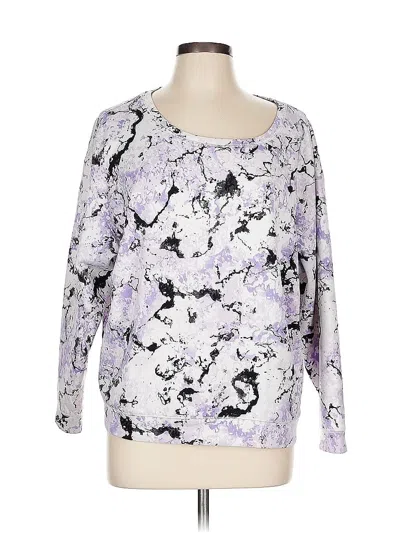 Pre-owned Juicy Couture Long Sleeve Blouse In Purple