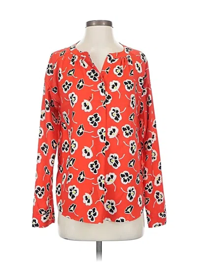 Pre-owned Juicy Couture Long Sleeve Blouse In Red